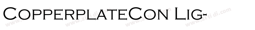 CopperplateCon Lig字体转换